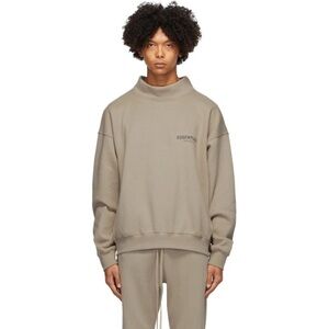 Fear of God Tan Turtleneck Sweater Relaxed Fit